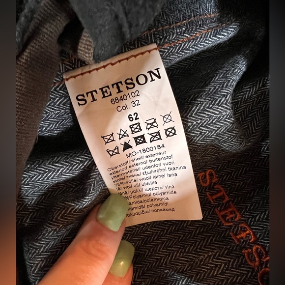 Stetson Ear Flap Wool Blend Hat Size 62 (XXL) Nwt - Picture 5 of 6